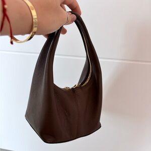 Frenzlauer Dark Brown Mini Panier Bag